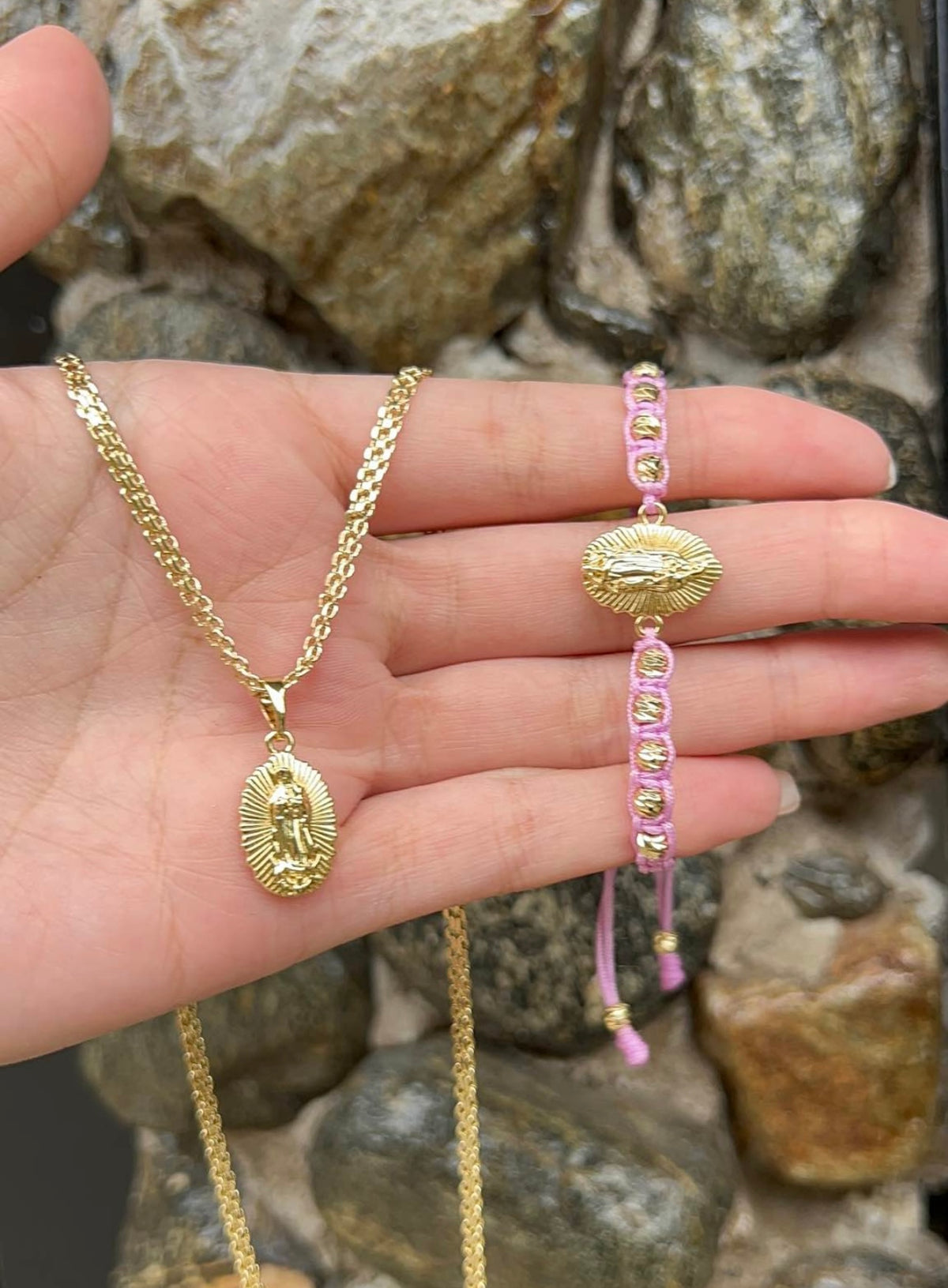 Combo Virgen Rosa