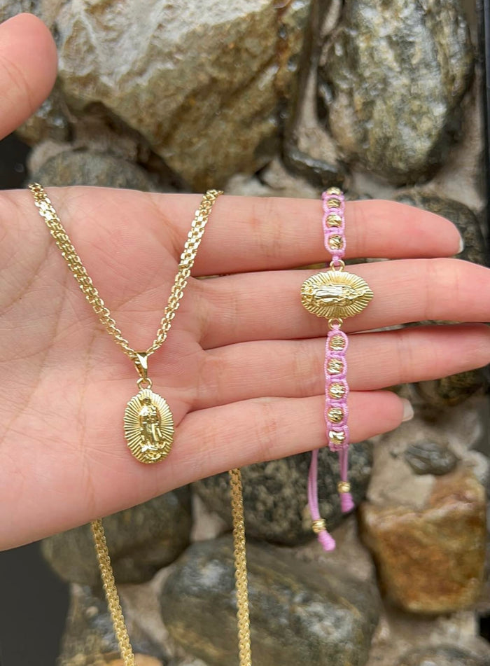 Combo Virgen Rosa