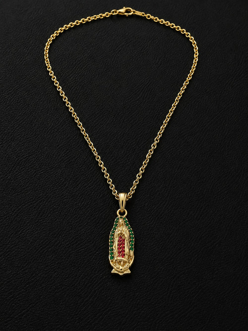 Cadena Virgen de Guadalupe Premium