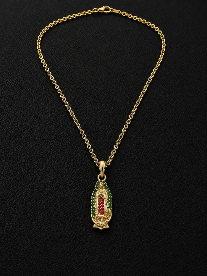 Cadena Virgen de Guadalupe Premium