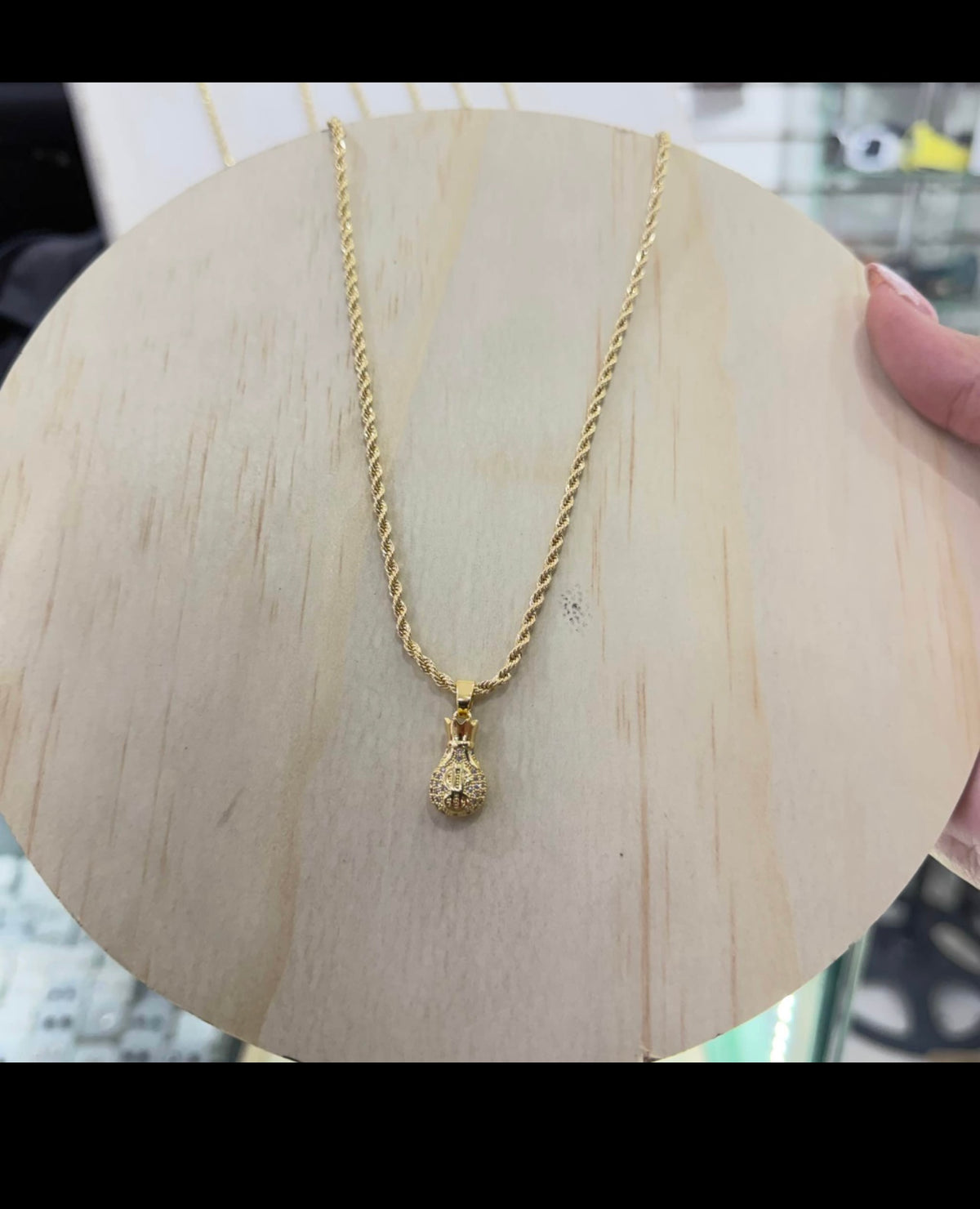 Cadena con Dije Saco de la Abundancia – foto 3