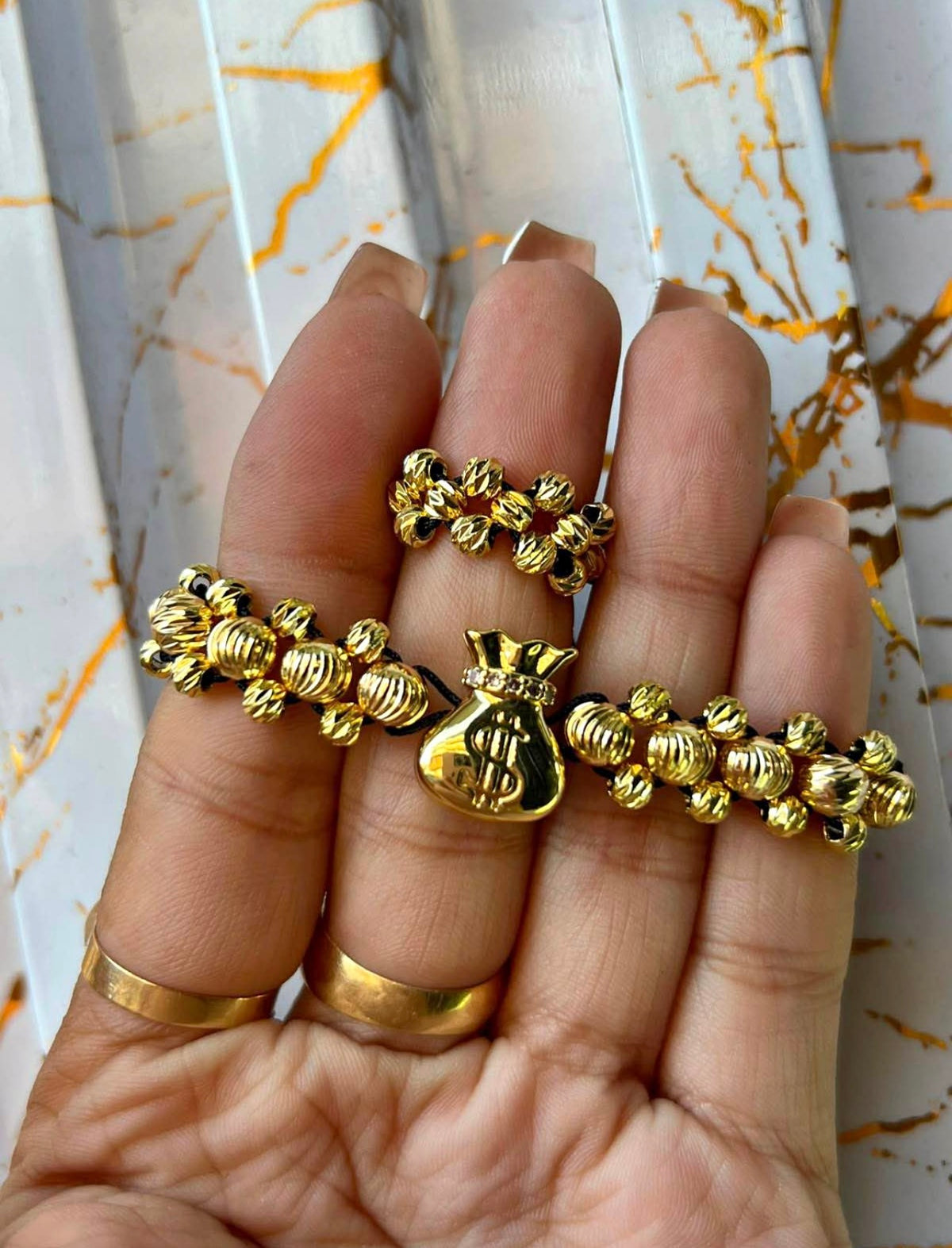 Set Manilla y Anillo Abundancia