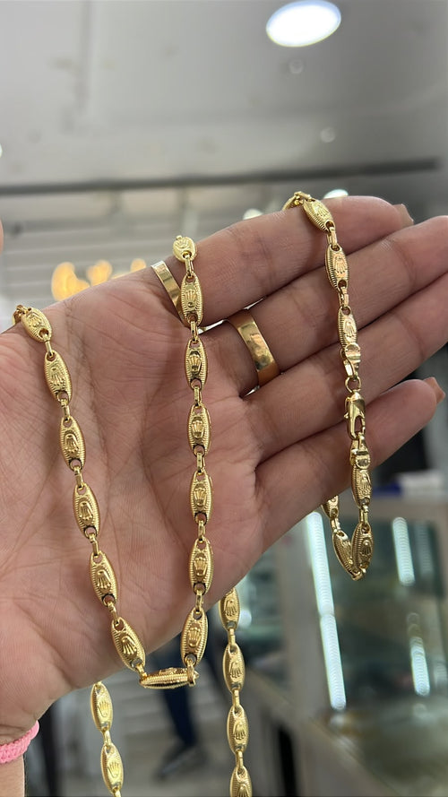 Combo Cadena y Pulsera Eslabón
