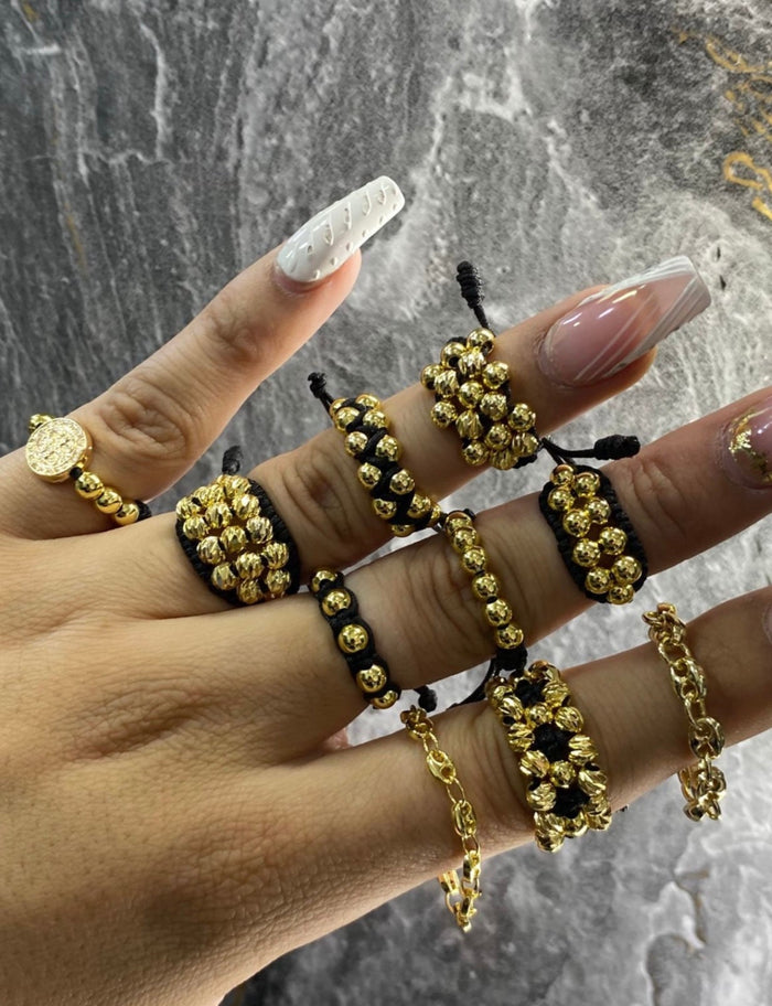 Anillo Tejido Balines